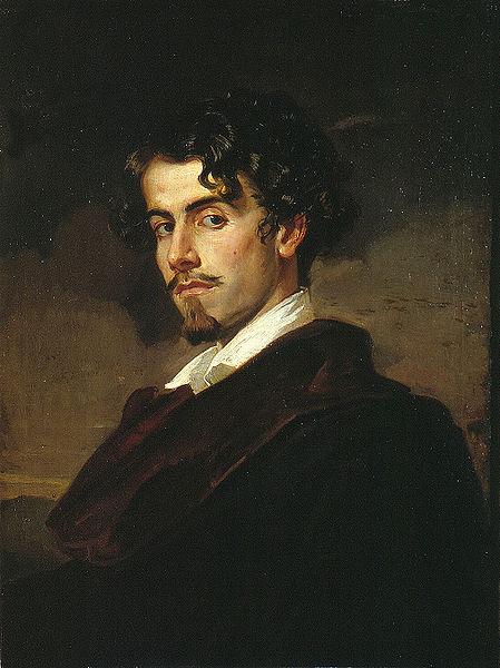 Valeriano Dominguez Becquer Bastida portrait of Gustavo Adolfo Becquer France oil painting art
